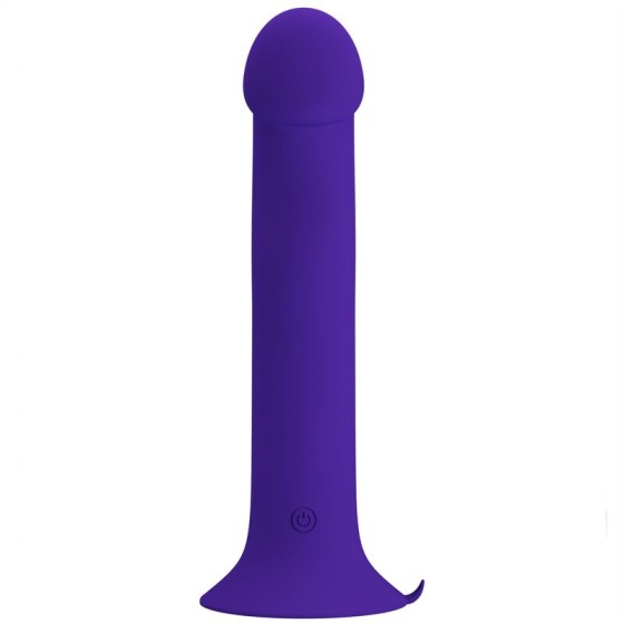 PRETTY LOVE - MURRAY YOUTH VIBRATING DILDO  RECHARGEABLE VIOLET